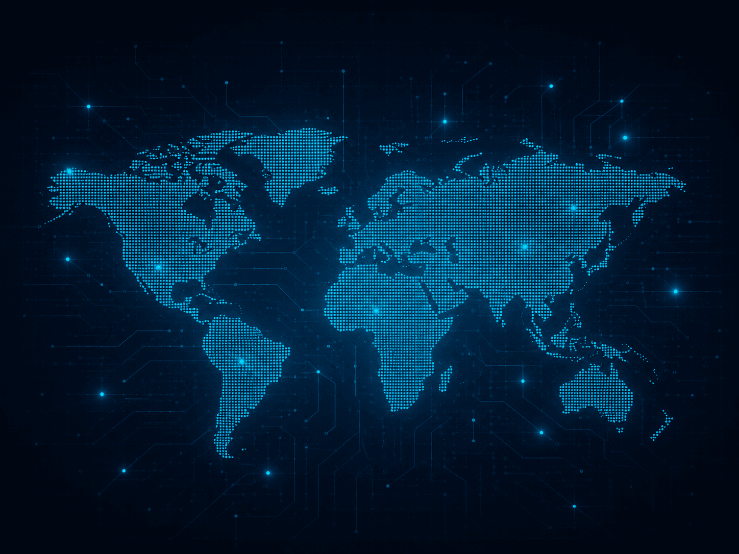 Grafik für globale Zusammenarbeit